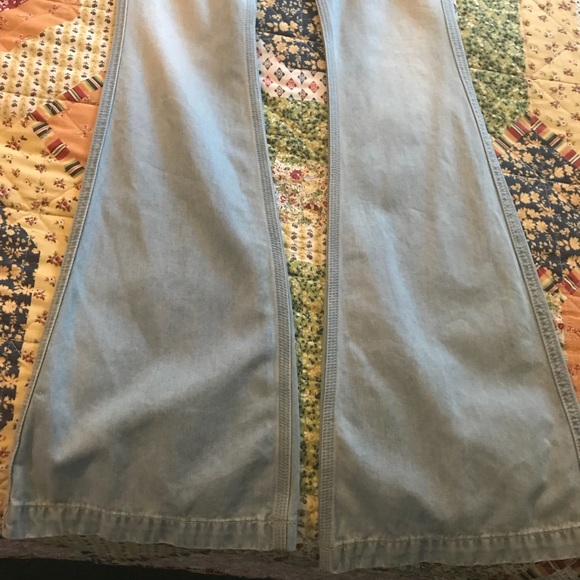 Wide leg blue jeans - Picture 2 of 2